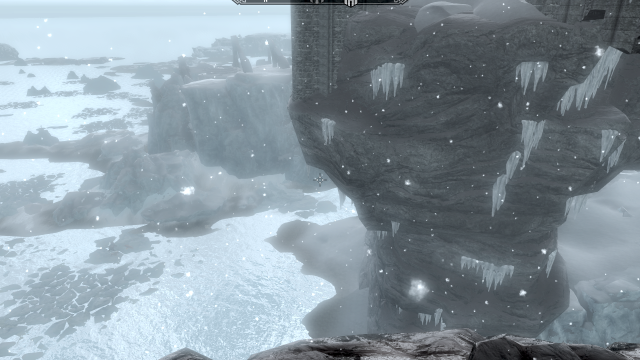 View From the Bridge Down to Winterhold
