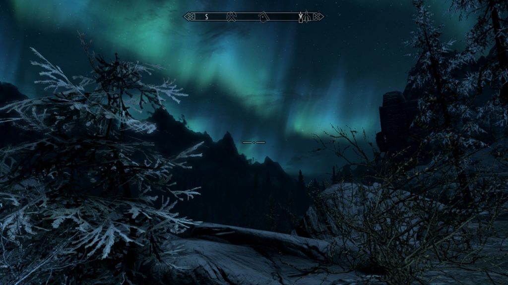 Bleak Falls Barrow Aurora