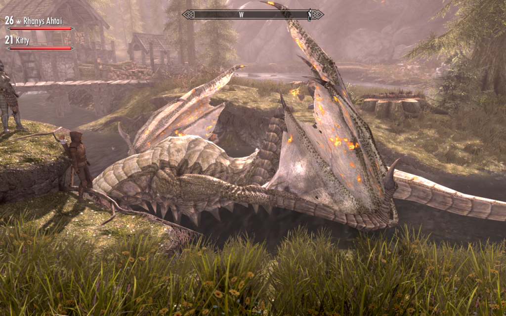 Dead Dragon in Riverwood