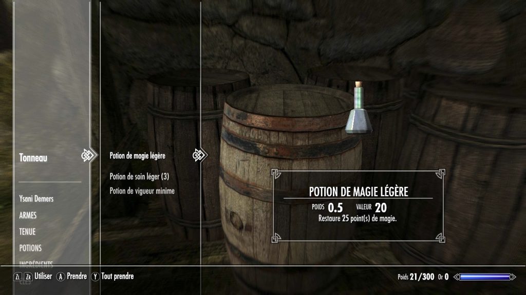 Potions in the Barrel