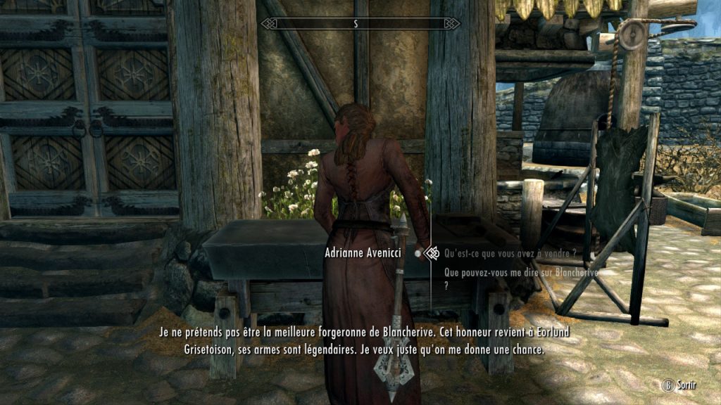 I Don't Claim to Be the Best Blacksmith in Whiterun