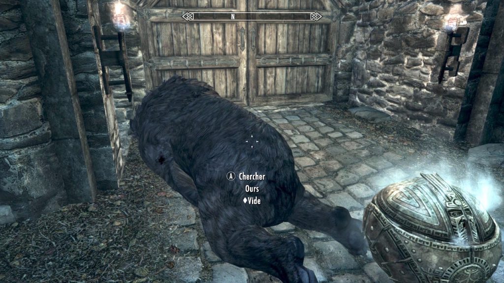 Bear Inside the Riften Gate