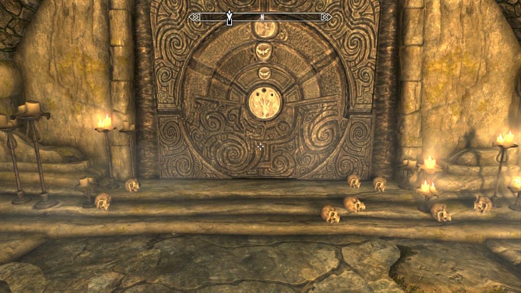 Puzzle Door in Skuldafn