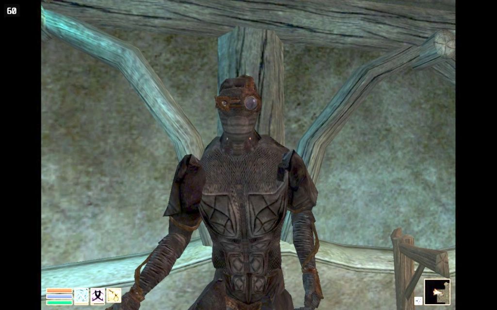 Tembriel Crouching in Dark Brotherhood Armor