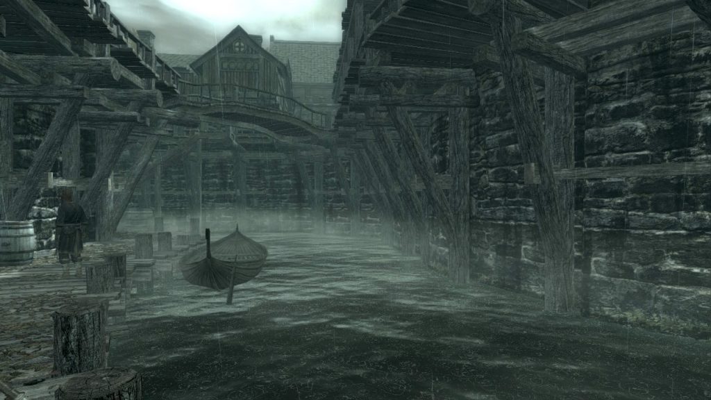 Raining in Riften