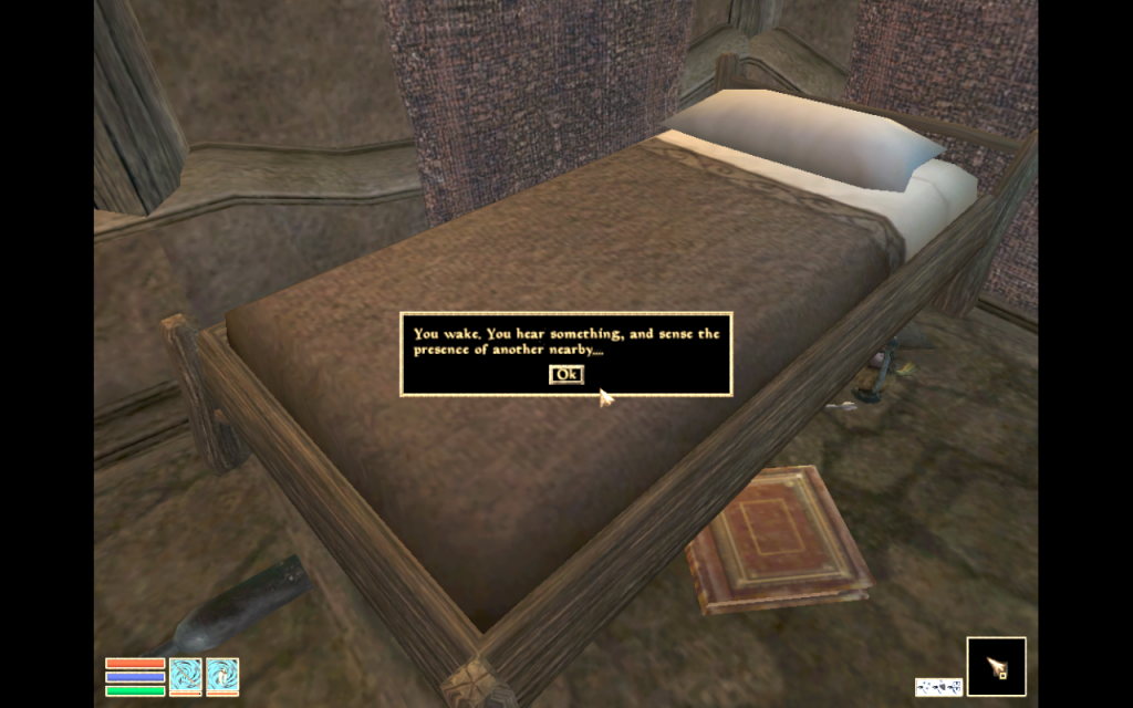 While Sleeping in Caius' House