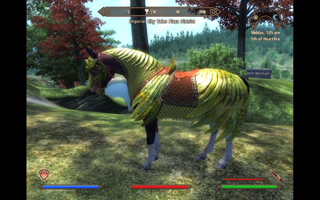 Horse in Elven Armor