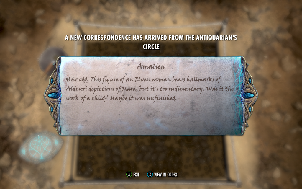 Communication from the Antiquarian's Circle