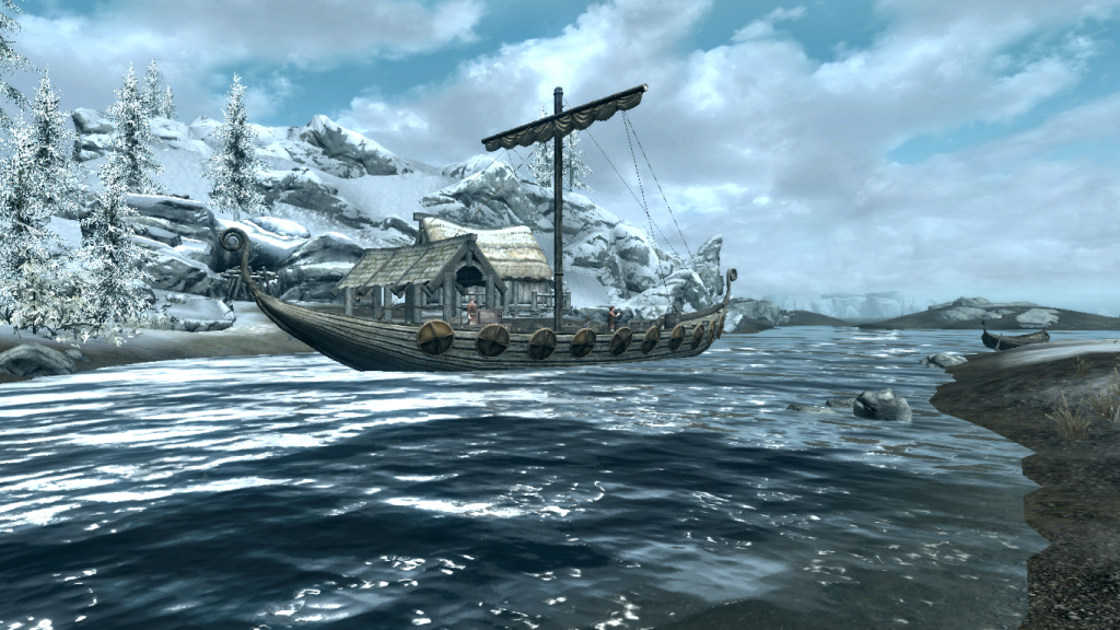 Fishing Scenery in Dawnstar, Daytime and Clear