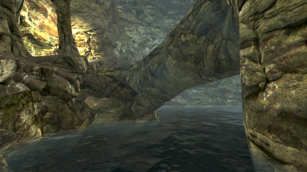 Fishing Scenery Inside Reachwater Rock