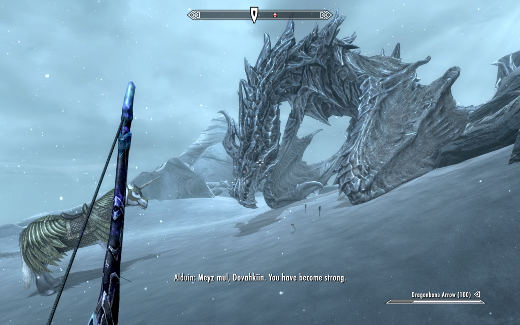 Alduin is Not a Gracious Loser