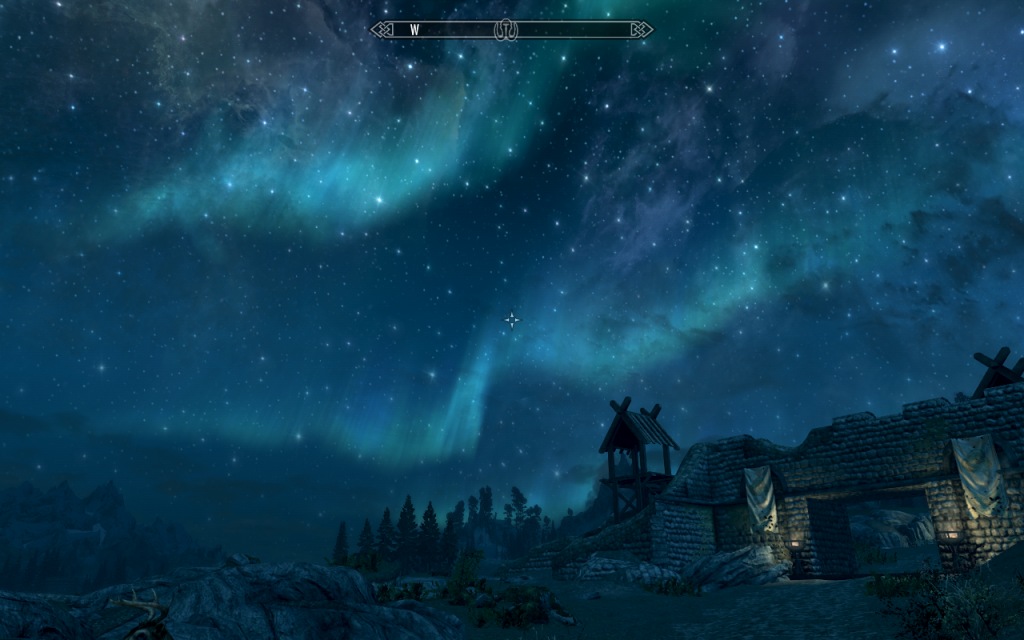 Night Sky Over Whiterun 1