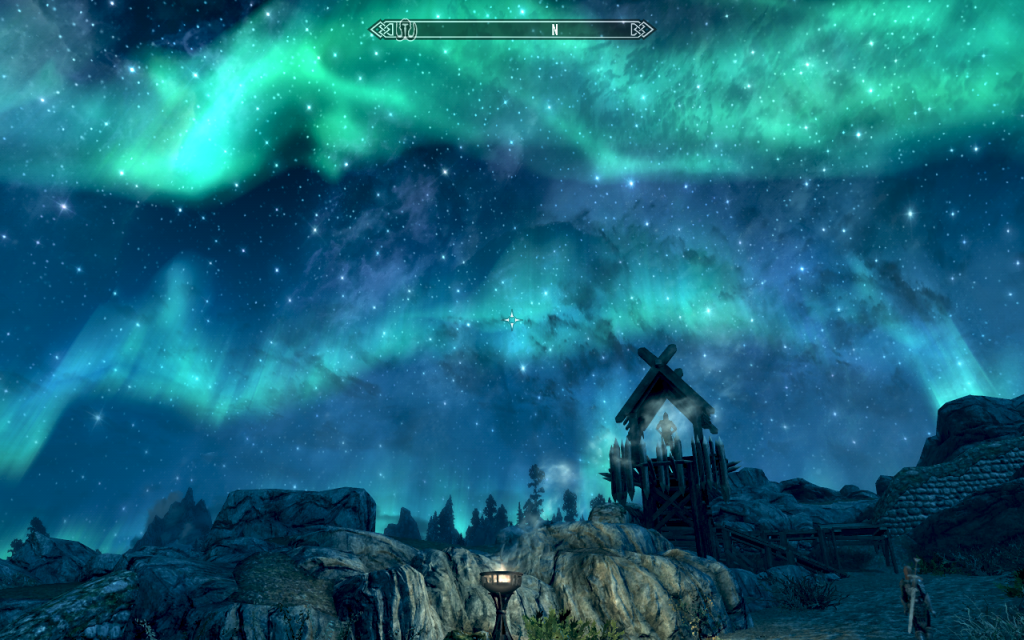 Night Sky Over Whiterun 3