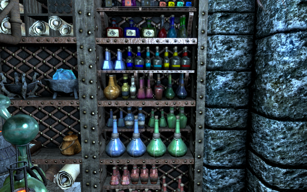 Organized Potion Shelves!