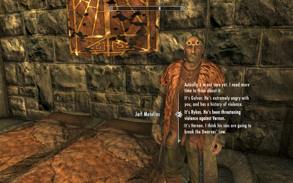 Reporting Back to the Jarl