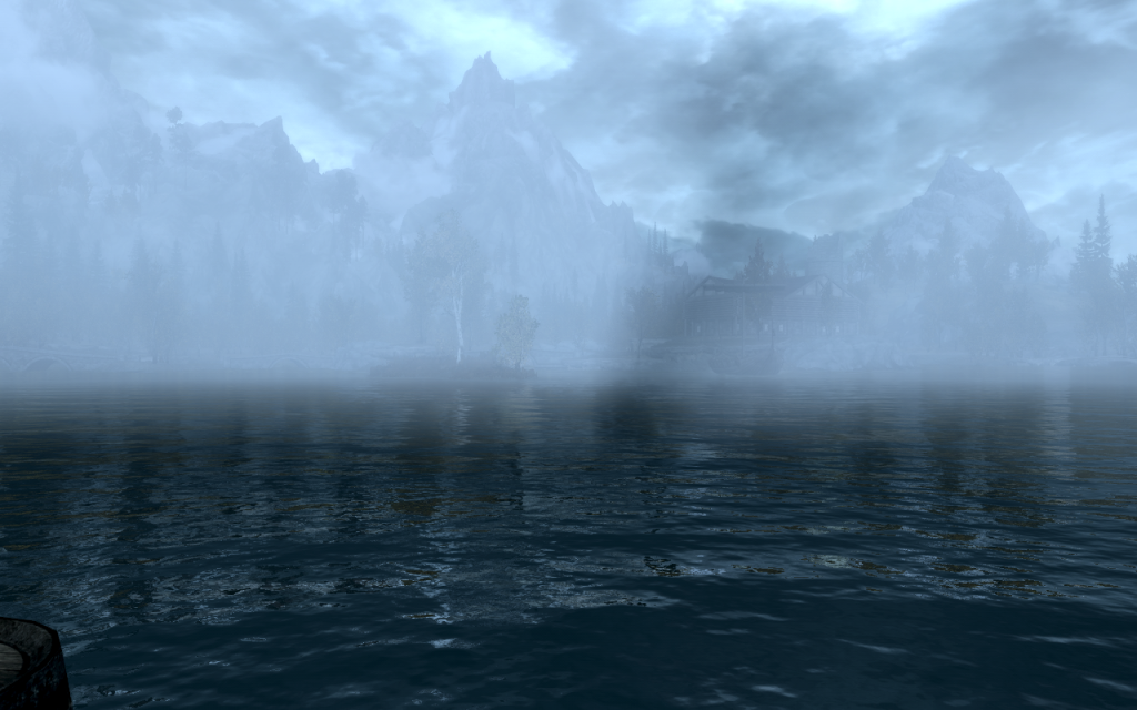 Mist at the Riften Dock