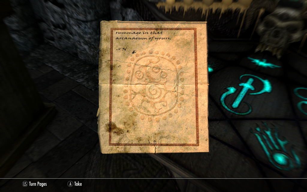 Interesting Note in the College of Winterhold 2