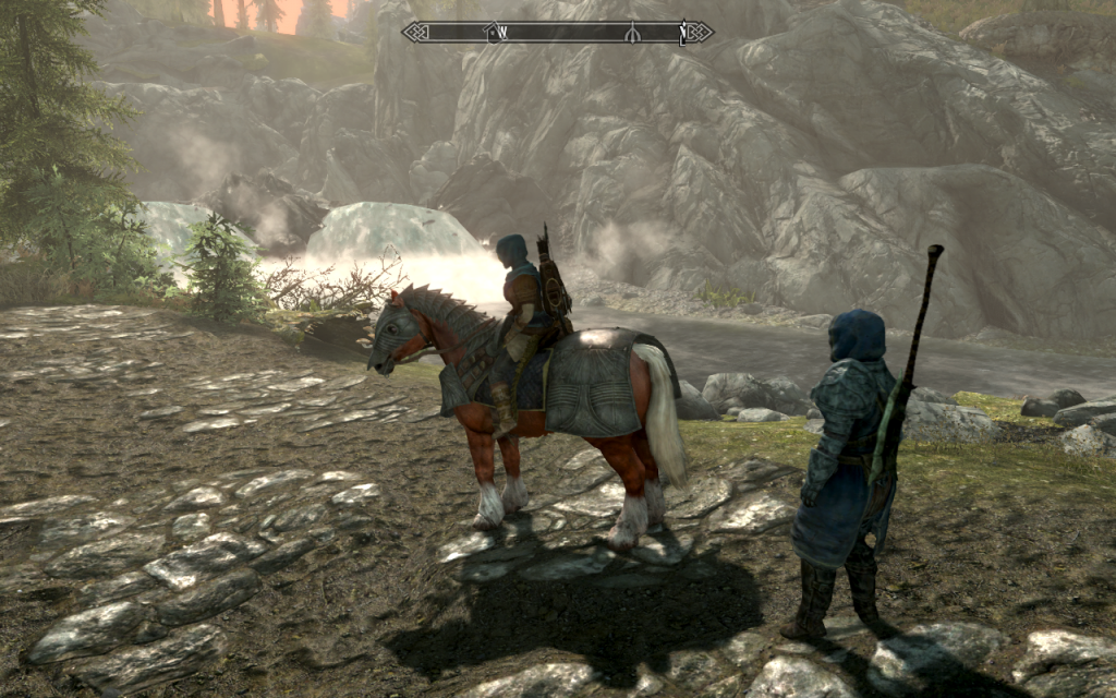 Argonian on Horseback