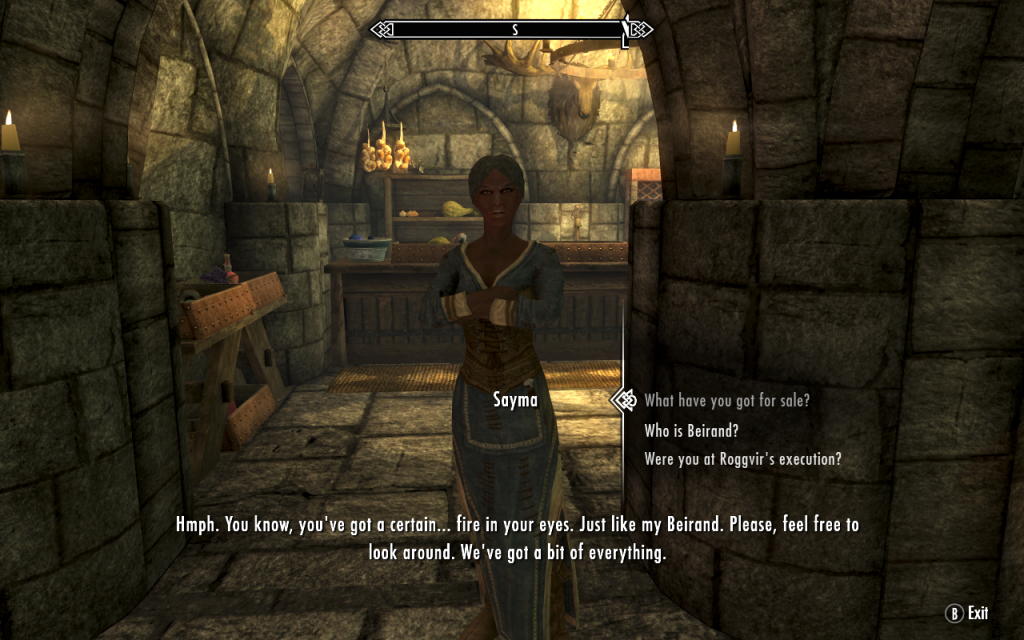 Sayma Must Not Have Seen Many Dunmer Before