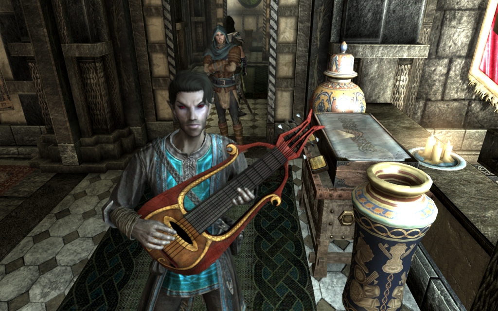 Elessir Playing the Lyre