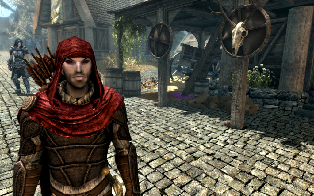 Elessir in Apotheus Armor With Hood