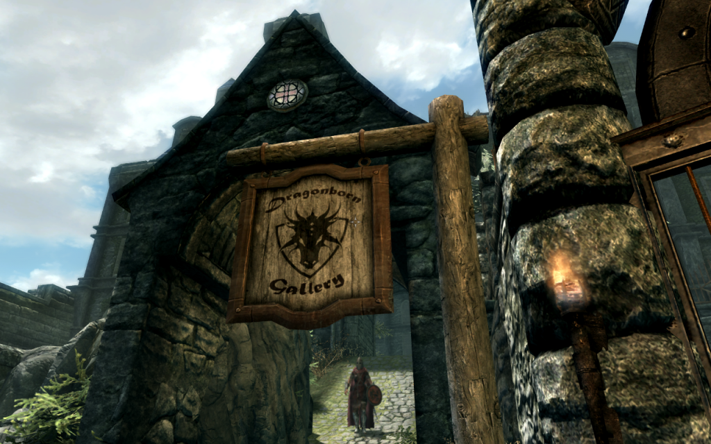 Dragonborn Gallery Sign