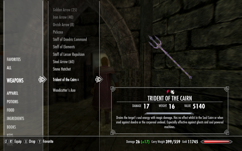 Trident of the Cairn