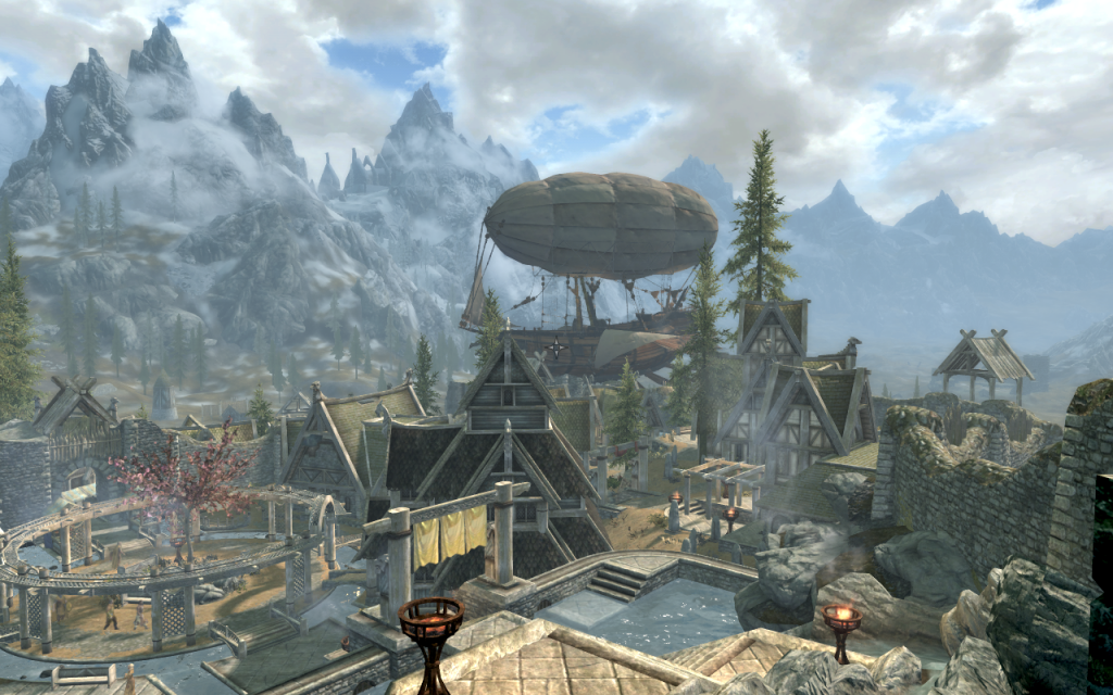 Dev Aveza Over Whiterun