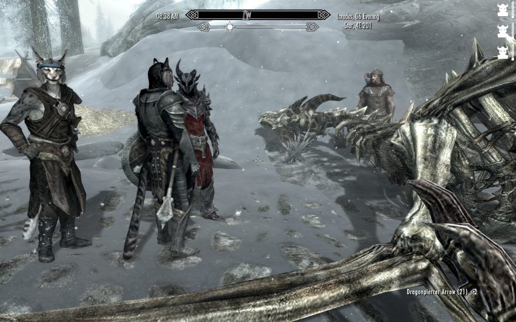 Dragon Gawkers in Dawnstar 1