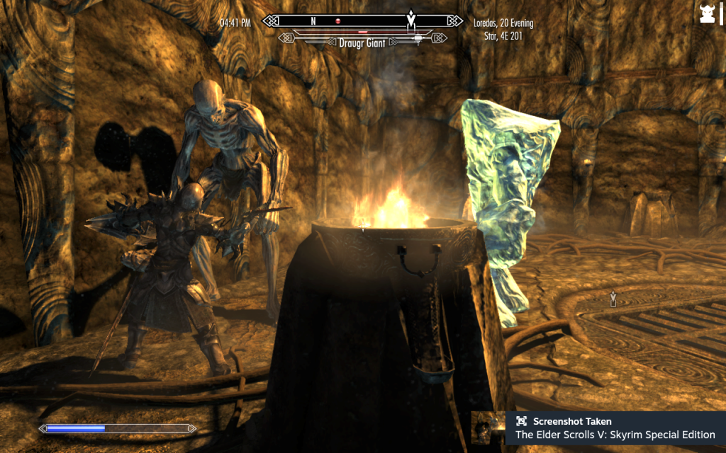 Iona Vs. Giant Draugr