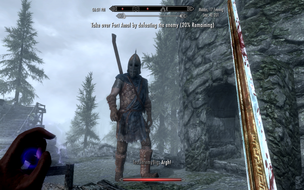 Giant Stormcloak at Fort Amol 2