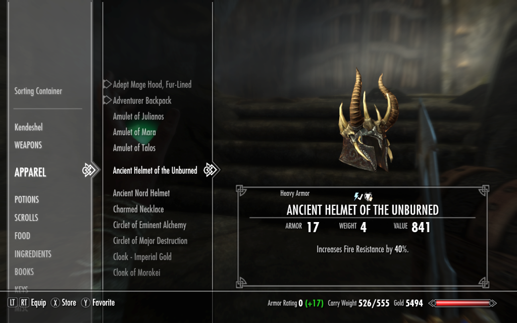 Reskinned Ancient Helmet of the Unburned