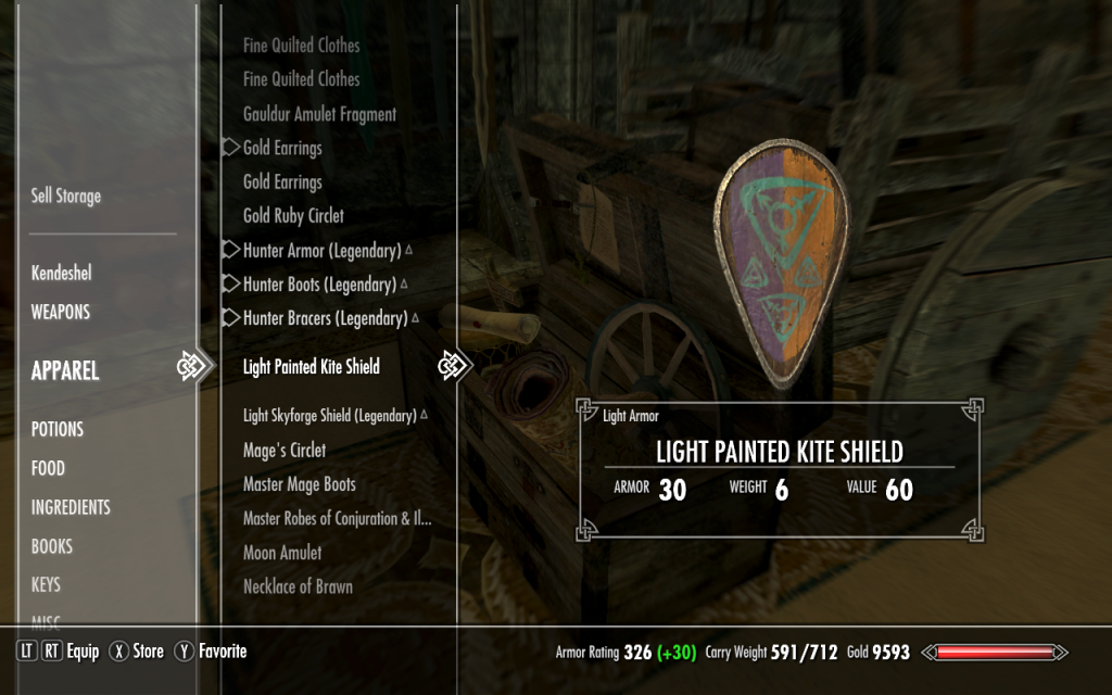 Amusing Shield Painting