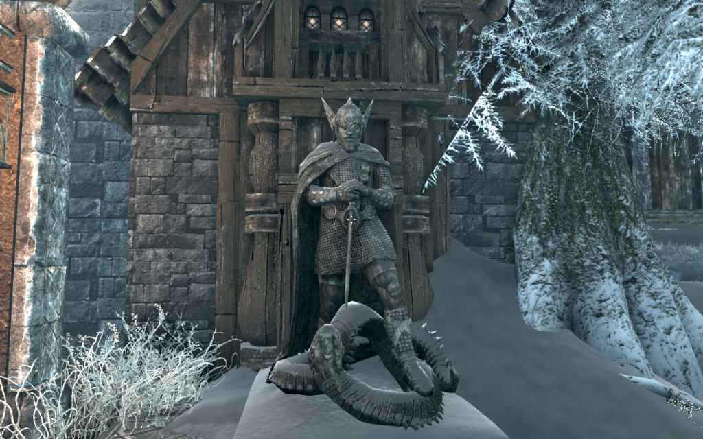 Statue of Talos in Windhelm