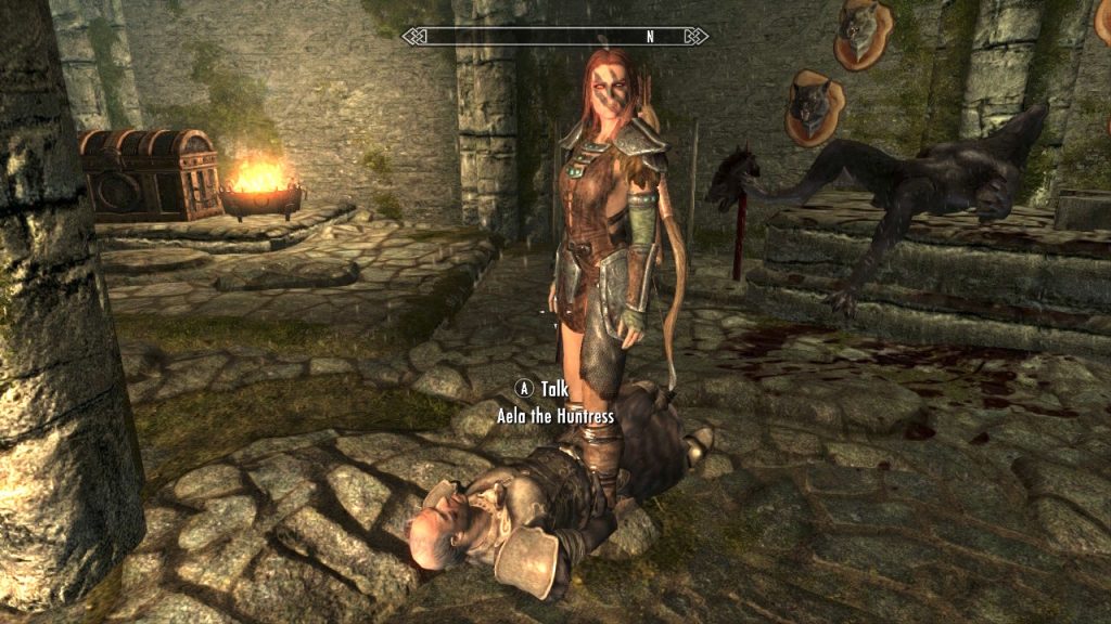 Aela in Gallows Rock