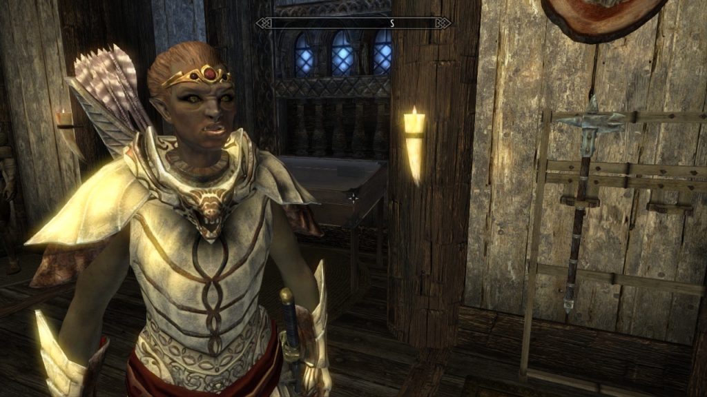 Delga in Ancient Falmer Armor