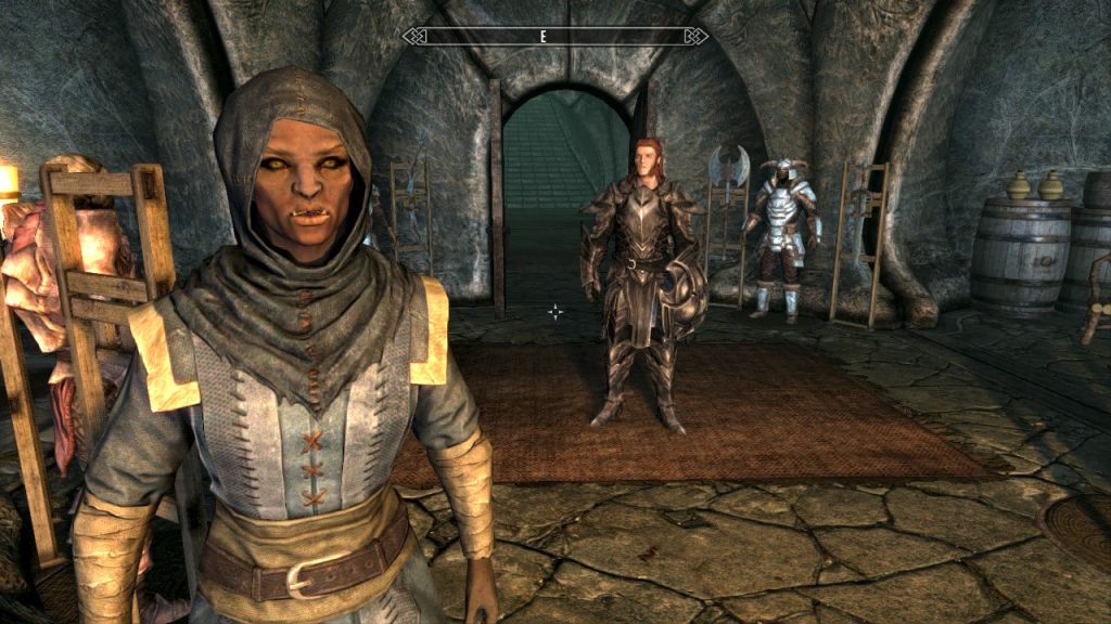 Delga in Blue Dunmer Outfit