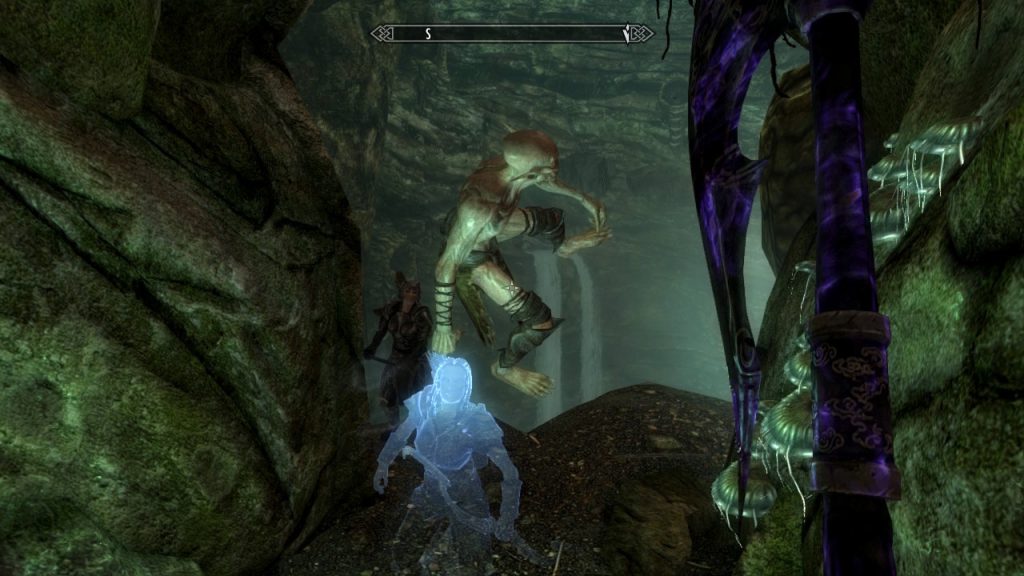 Floating Falmer Corpse