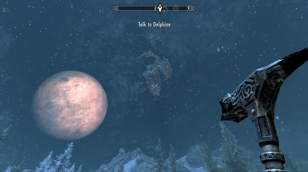 Alduin Stuck Overhead