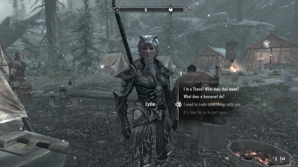 Lydia in Ebony Armor