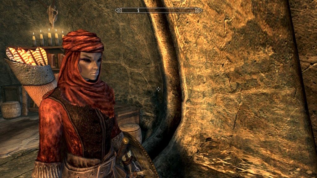 Merawen in Red Redguard Gear