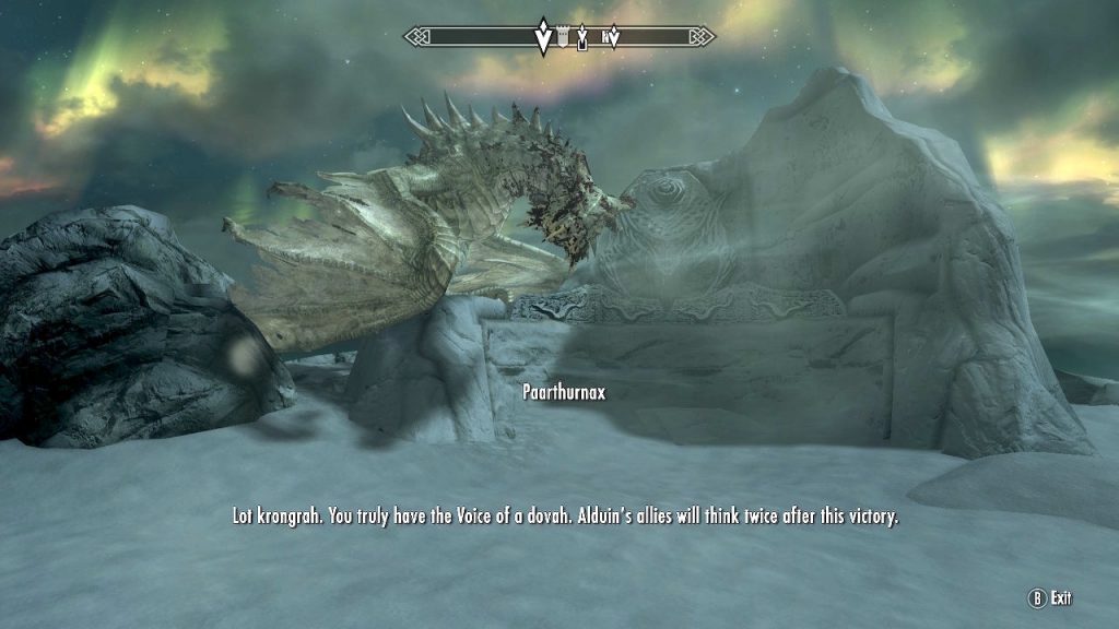 Paarthurnax is Impressed