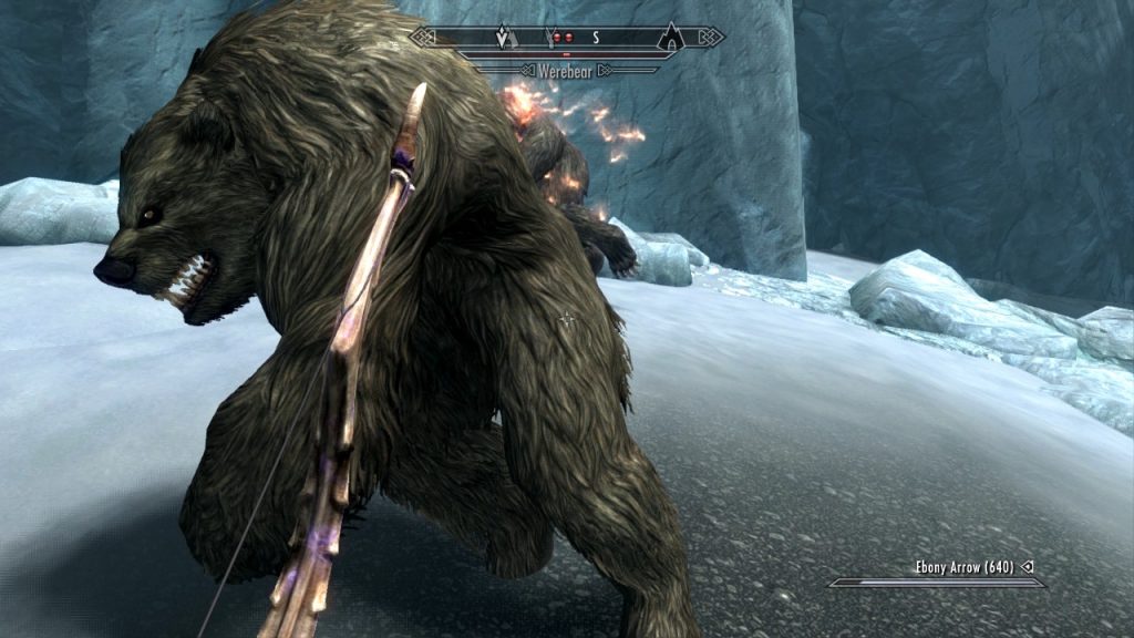 Werebear Near Glacial Cave