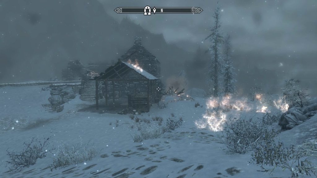 Windhelm Stables on Fire