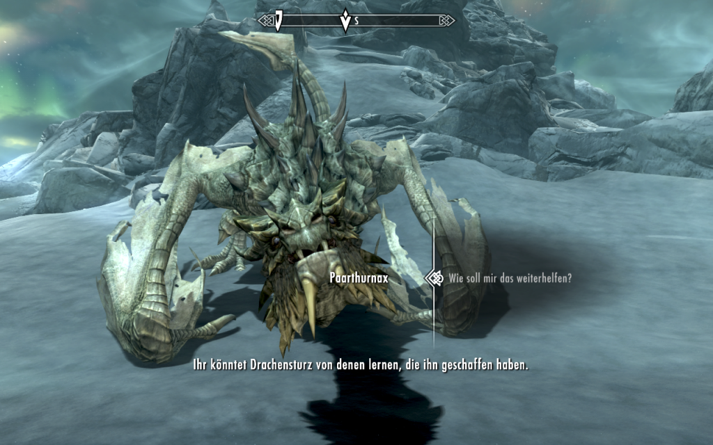 Paarthurnax Agrees With Himself