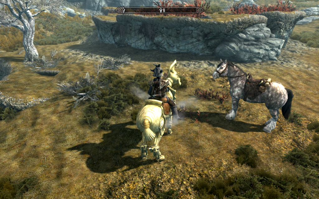 Dwarven Horse and Real Horse