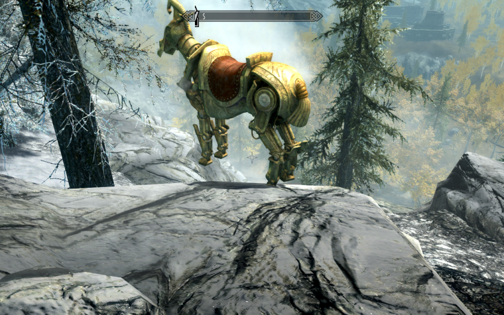 Levitating Dwarven Horse