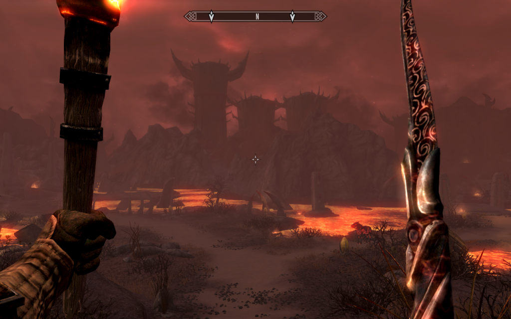 An Argonian Beholds the Deadlands