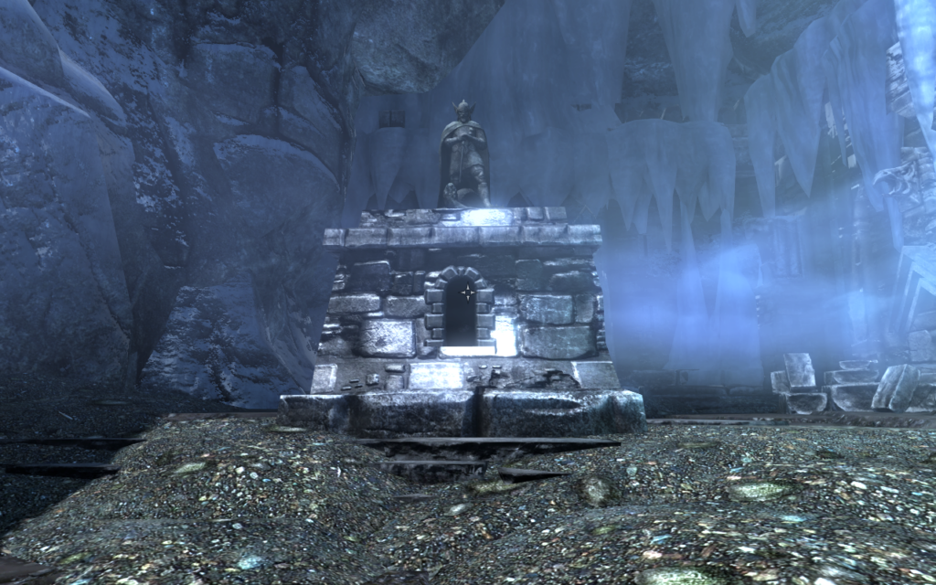 Shrine of Talos at Bloodfrost Burrow