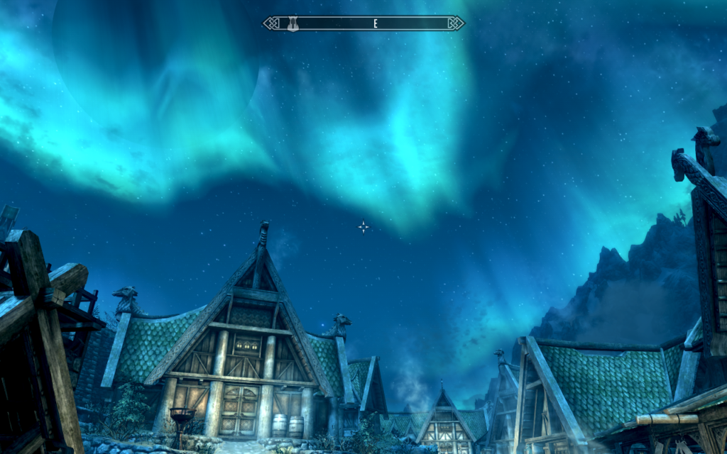 Another Whiterun Aurora Sky Shot 1